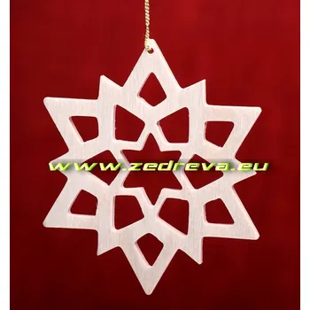 Vánoční dekorace Ozdoba malá - Hvězdička 07