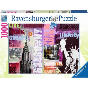 Puzzle Ravensburger Koláž New York 1000 dílků