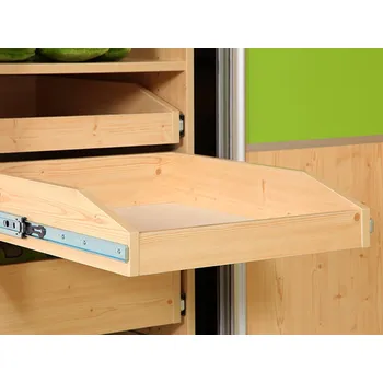 Zásuvka malá Domestav D655 Materiál: Lamino, Povrchová úprava: LB Bílý dezén