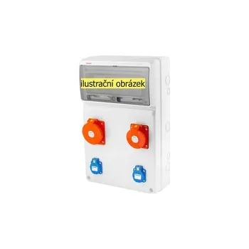 FAMATEL v433 - ZSF20101000.0 /3951 zásuvková skříň IP44 jištěná bez chrániče v433