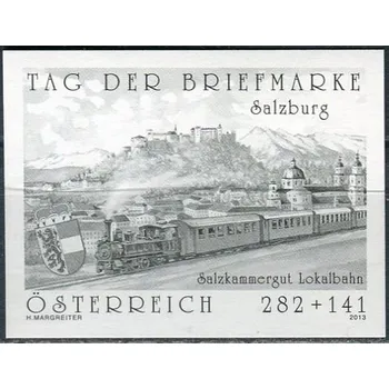Poštovní známka Österreich post (2013) MiNr. 3087 ** - Rakousko - černotisk - Den známky - Salzkammergut Lokalbahn