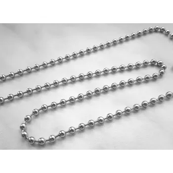 Řetízek Blingstar Řetízek Kuličky z nerez oceli - 60 cm / 3,2mm * N1221