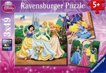 Puzzle Ravensburger Princezny 3 x 49 dílků
