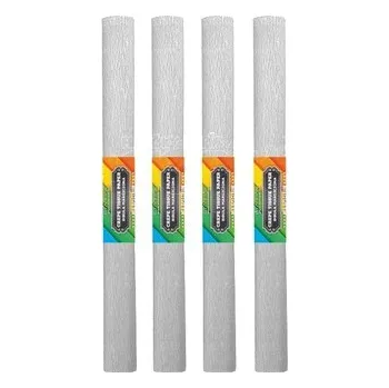 Krepový papír Krepový Papír č.31 50x200cm Stříbrný