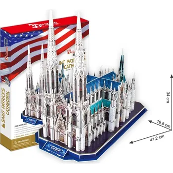 3D puzzle CubicFun Katedrála svatého Patrika