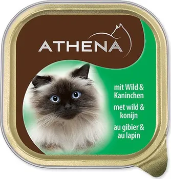 Krmivo pro kočku Athena paštika divočina/králík 100 g