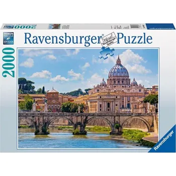 Puzzle Ravensburger Andělský most, Řím 2000 dílků
