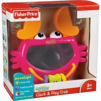 Fisher Price Chrastítko Krab se zrcátkem