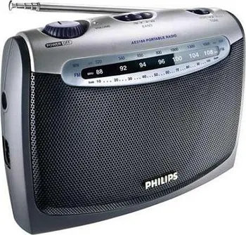 Radiopřijímač Philips AE2160/00C stříbrné