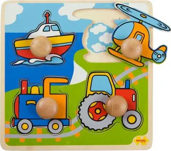 Bigjigs Toys Vkládací puzzle Doprava