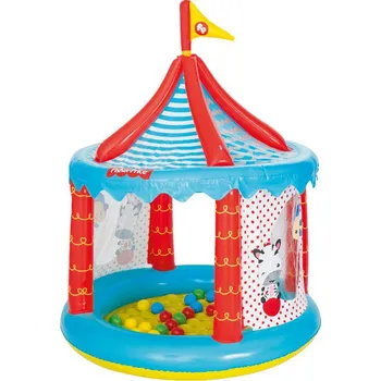 Dětský stan Fisher Price Dětský nafukovací cirkus s míčky