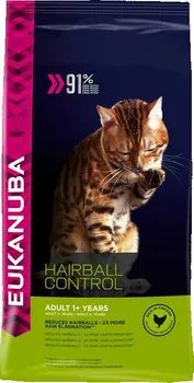 Krmivo pro kočku Eukanuba Cat Adult Chicken Hairball