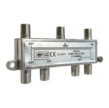 Příjem digitálního pozemního vysílání Transmedia Anténní rozbočovač FV6 CLASS A