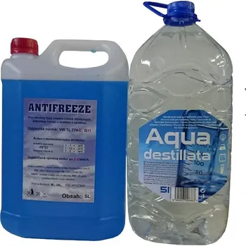 Nemrznoucí směs do chladiče Happy Car Antifreeze G11, 5l + Destilovaná voda, 5l (G11+Destilovaná voda)