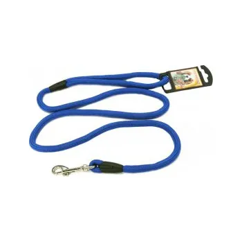 Vodítko pro psa Nylonové vodítko MARTY kulaté modré 120 x 0,8 cm