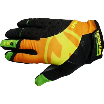 cyklistický dres Rukavice HAVEN SINGLETRAIL Long black/orange Varianta: M