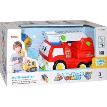 autíčko Wiky Hasičské auto šroubovací