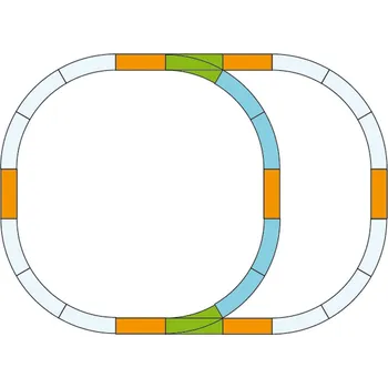 Modelová železnice Start set kolejové propojení G - Piko 35302