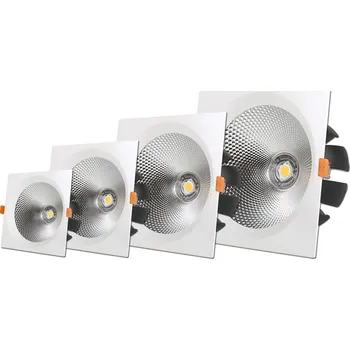 Bodové svítidlo LED svítidlo do podhledu COB downlight 30W čtverec, neutrální bílá