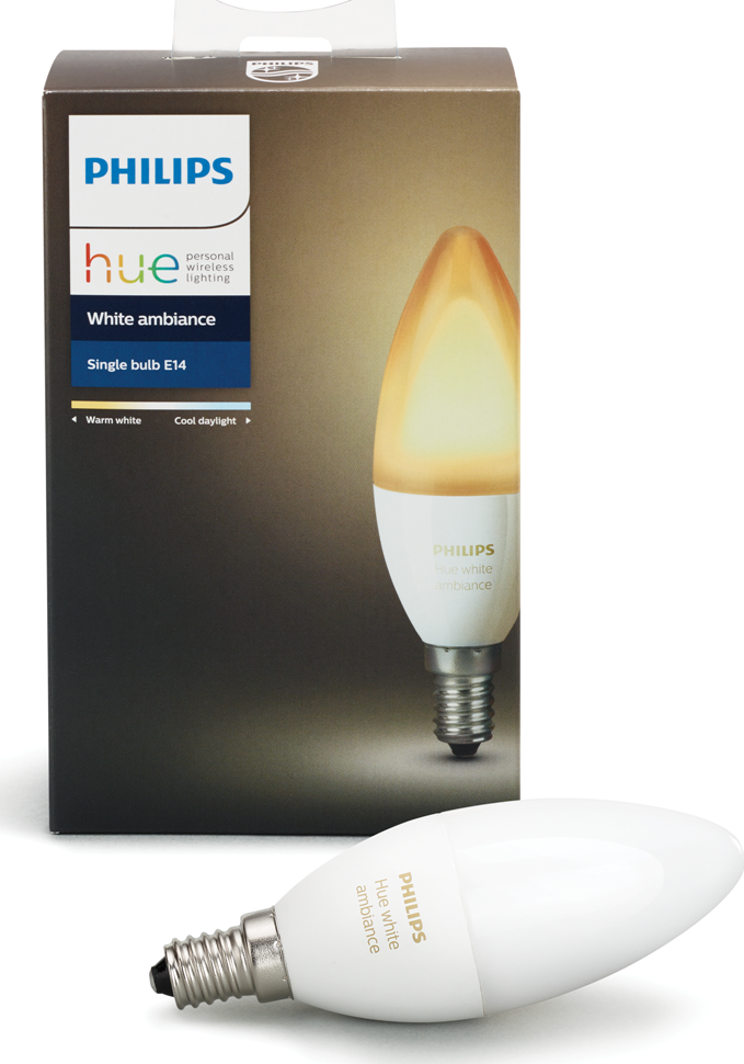 Philips Hue White B39 E12 Candle Smart Bulb Set Martinique Philips Hue White B39 E12 Candle Smart Bulb Set Martinique
