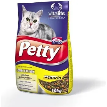 Krmivo pro kočku Recenze Bono Petty Complete mix s játry a zeleninou