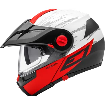 Schuberth E1 crossfire red Helma na motorku Schuberth E1 crossfire red