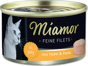 Krmivo pro kočku Miamor Feine Filets konzerva kuře/těstoviny 100 g