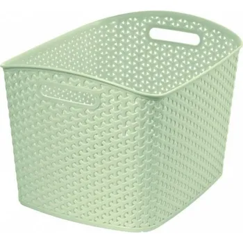 Úložný box Curver My Style polyratanový košík XL krémový