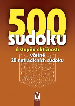 Kniha 500 sudoku 6 stupňů obtížnosti