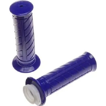 grip gripy řídítek modré s unašečem lanka skútr