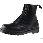 boty kožené unisex - DM 1460 MONO BLACK SMOOTH - Dr. Martens - DM14353001 - 36