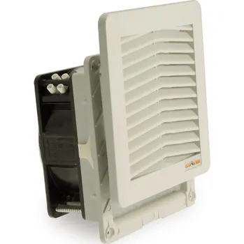 Serverovna ID-EF-10-4 Ventilátor s filtrem pro rozvaděče Conteg WME, 100m3/h, 230VAC, IP54, šedý