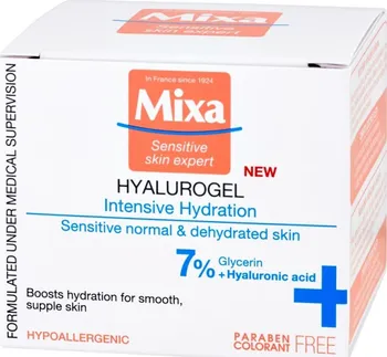Pleťový krém Mixa Sensitive Skin Expert Intenzivní hydratační péče 50 ml