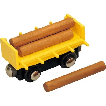 Vláček a vláčkodráha Maxim Vagón se dřevem