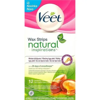 Přípravek na depilaci a epilaci Veet Studené voskové pásky s Arganovým olejem 12 ks