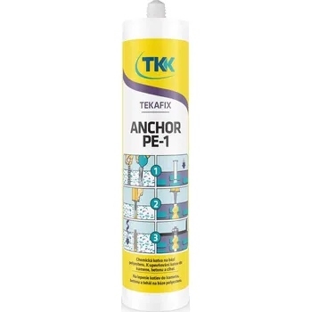 Průmyslové lepidlo TKK TEKAFIX PE 1 - chemická kotva polyester, 300ml