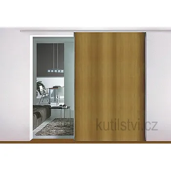 Nábytkové kování Set kování pro posuvné dveře 1220 mm černý