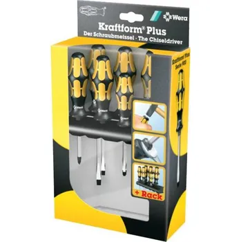 Šroubovák Wera Šestidílná sada šroubováků Wera, stojánek+sekací šroubovák