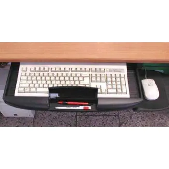 Nábytkové kování Výsuv myši a klávesnice, černý