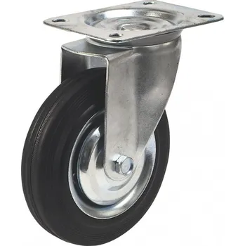 Pojezdové kolečko Kolečko otočné XD 125mm s deskou, nosnost 100kg