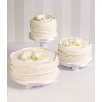 Stojan na dorty plast 3 patra (stupínky) prům. 20, 26, 32cm