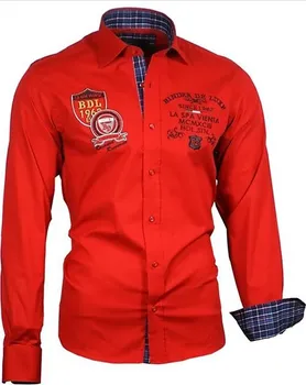 Pánská košile Binder de Luxe 81104 červená