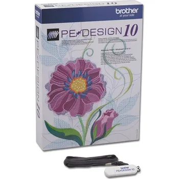 Příslušenství k šicímu stroji Brother PE-Design 10 vyšívací software