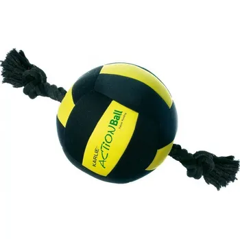 Hračka pro psa Karlie Míč neoprén s provazem