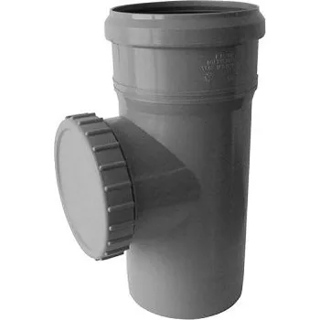 Kanalizační potrubí Čistící tvarovka s kruhovým uzávěrem HTRE pr. 50