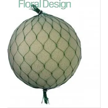 Stojan na květiny Koule na sušené 12cm v síťce