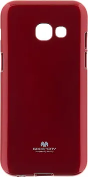 Pouzdro na mobilní telefon Goospery Jelly Case pro Samsung Galaxy A3 (2017) červené