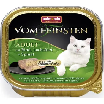 Krmivo pro kočku Animonda Von Feinsten Core hovězí/losos filet/špenát 100 g