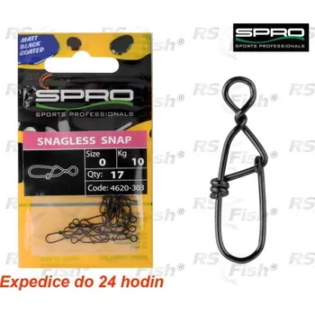 SPRO Matt Black Snagless Snap 000 - 4620301