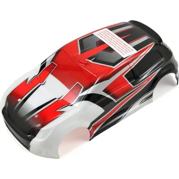 RC vybavení Traxxas karosérie červená, samolepky: LaTrax Rally